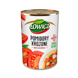 Użyte i polecane w tym przepisie: Pomidory z puszki